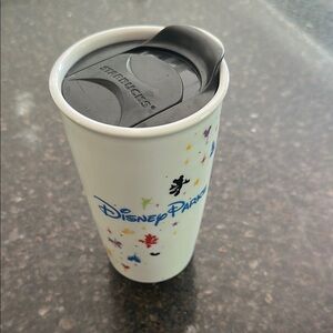 Starbucks exclusive Disney Parks White Travel Mug